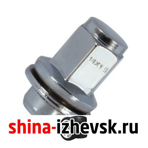 Гайка 14х1,5  46.5 пресс/шайба 22мм хром JN-231 в Ижевске
